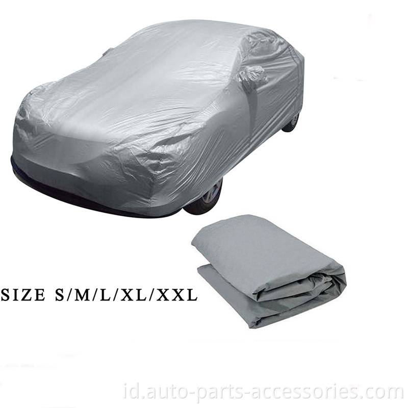 Panas berperingkat tinggi di luar ruangan anti-UV Rays Sun Proof Tarpaulin Car Cover UV Protection